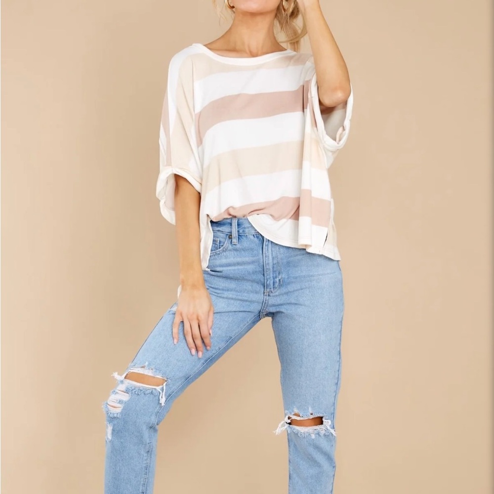 Entro casually striped tee